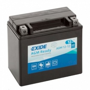 Moto akumulator Exide  AGM12-12 12V-12Ah 