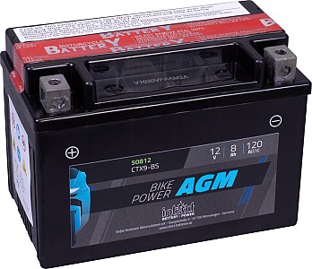 Akumulator Intact AGM YTX9-BS (CTX9-BS) 12V-8Ah