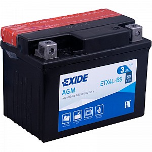 Moto akumulator Exide  ETX4L-BS 12V-3Ah