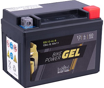 Akumulator Intact GEL YB4L-B (CB4L-B) 12V-4Ah