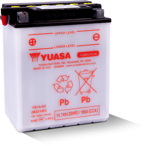 Moto akumulator Yuasa YB14-A2 12V-14Ah 