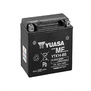 Moto akumulator Yuasa AGM YTX14-BS 12V-12,6Ah 