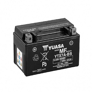 Moto akumulator Yuasa AGM YTX7A-BS 12V-6,3Ah 