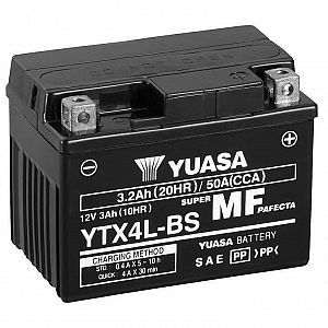 Moto akumulator Yuasa AGM YTX4L-BS 12V-3,2Ah 