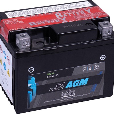 Akumulator Intact AGM YTX4L-BS (CTX4L-BS) 12V-3Ah