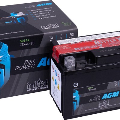 Akumulator Intact AGM YTX4L-BS (CTX4L-BS) 12V-3Ah