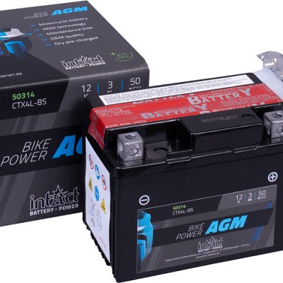 Akumulator Intact AGM YTX4L-BS (CTX4L-BS) 12V-3Ah