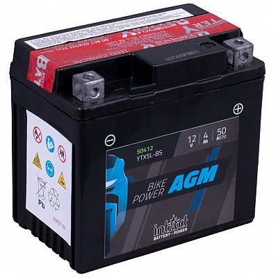 Moto akumulator Intact AGM YTX5L-BS 12V-4Ah