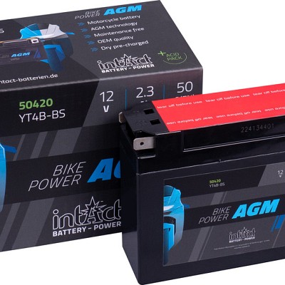 Akumulator Intact AGM YT4B-BS 12V-2,3Ah