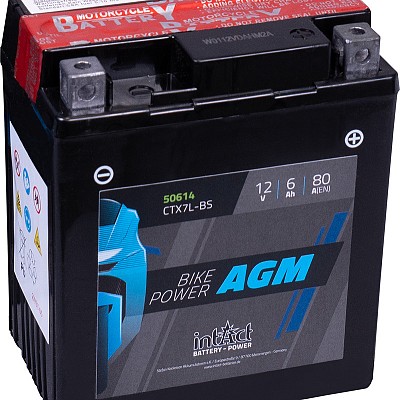 Akumulator Intact AGM YTX7L-BS (CTX7L-BS) 12V-6Ah