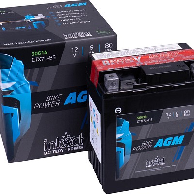 Akumulator Intact AGM YTX7L-BS (CTX7L-BS) 12V-6Ah