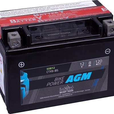 Akumulator Intact AGM YTX9-BS (CTX9-BS) 12V-8Ah
