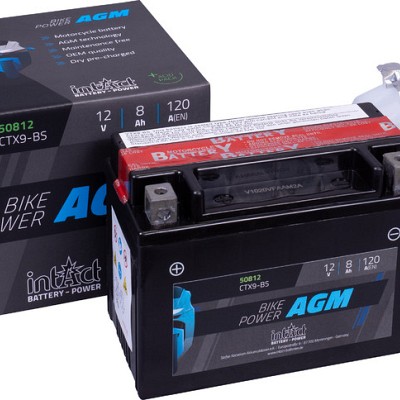 Akumulator Intact AGM YTX9-BS (CTX9-BS) 12V-8Ah