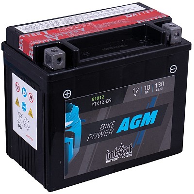 Moto akumulator Intact AGM YTX12-BS 12V-10Ah