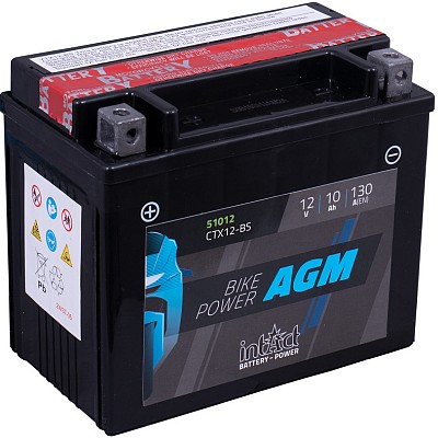 Akumulator Intact AGM YTX12-BS (CTX12-BS) 12V-10Ah