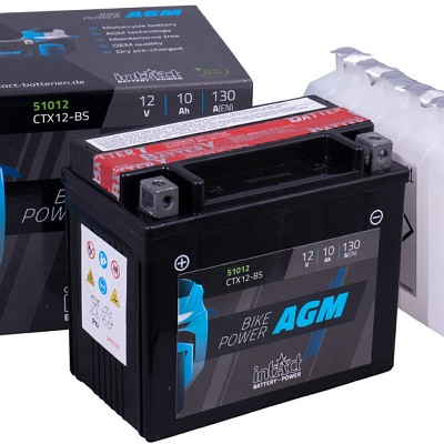 Akumulator Intact AGM YTX12-BS (CTX12-BS) 12V-10Ah