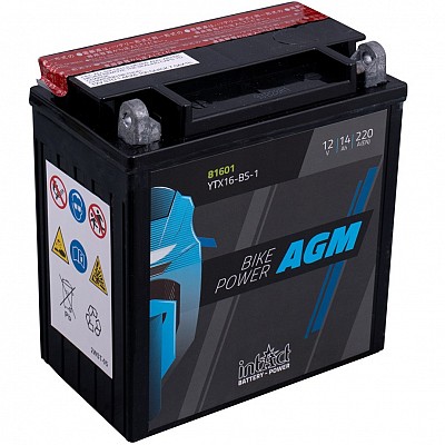 Moto akumulator Intact AGM YTX16-BS-1 12V-14Ah