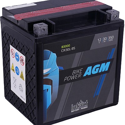 Akumulator Intact AGM YIX30L-BS (CIX30L-BS) 12V-30Ah