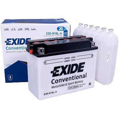 Moto akumulator Exide  E50-N18L-A 12V-20Ah