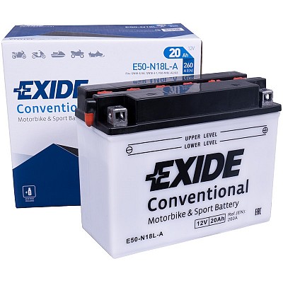 Moto akumulator Exide  E50-N18L-A 12V-20Ah