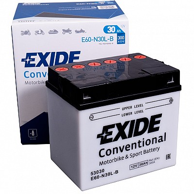 Moto akumulator Exide  E60-N30L-B 12V-30Ah 