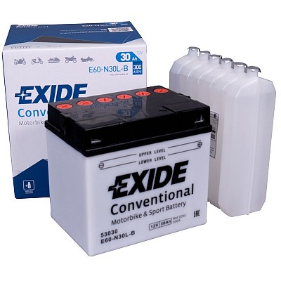 Moto akumulator Exide  E60-N30L-B 12V-30Ah 