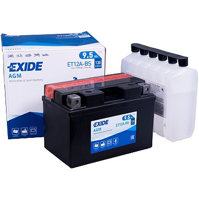 Moto akumulator Exide  ET12A-BS 12V-9.5Ah