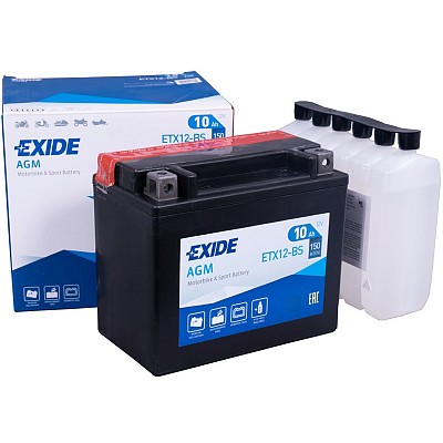 Moto akumulator Exide  ETX12-BS 12V-10Ah