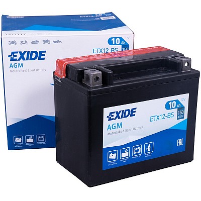 Moto akumulator Exide  ETX12-BS 12V-10Ah