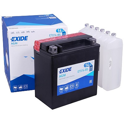 Moto akumulator Exide ETX16-BS 12V-14Ah