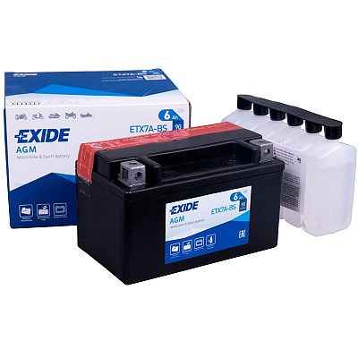 Moto akumulator Exide  ETX7A-BS 12V-6Ah