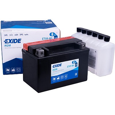 Moto akumulator Exide ETX9-BS 12V-8Ah