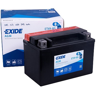 Moto akumulator Exide ETX9-BS 12V-8Ah