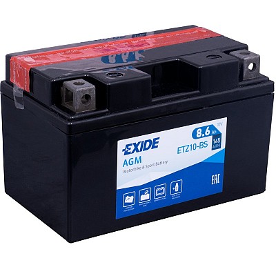 Moto akumulator Exide  ETZ10-BS 12V-8.6Ah