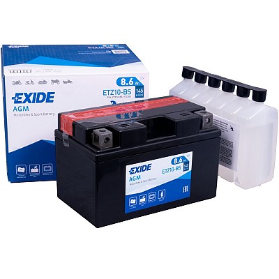 Moto akumulator Exide  ETZ10-BS 12V-8.6Ah