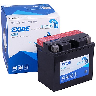 Moto akumulator Exide  ETZ7-BS 12V-6Ah