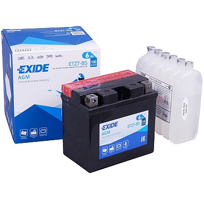 Moto akumulator Exide  ETZ7-BS 12V-6Ah