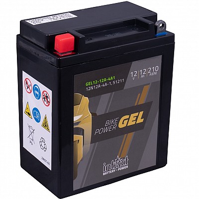 Moto akumulator Intact GEL 12N12A-4A-1 YB12A-A 12V-12Ah