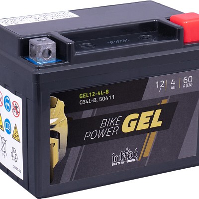 Akumulator Intact GEL YB4L-B (CB4L-B) 12V-4Ah