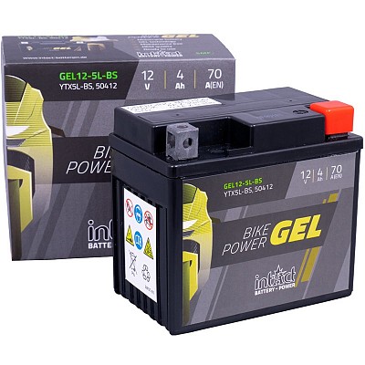 Moto akumulator Intact GEL YTX5L-BS 12V-4Ah