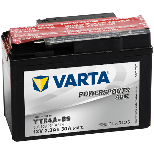 Moto akumulator Varta YTR4A-BS 12V-2.3Ah