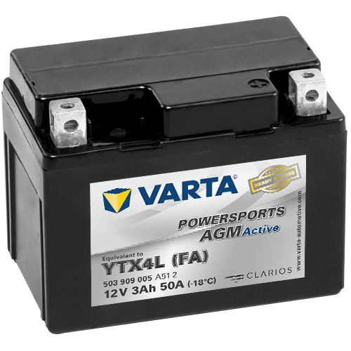 Moto akumulator Varta YTX4L-4 12V-3Ah 