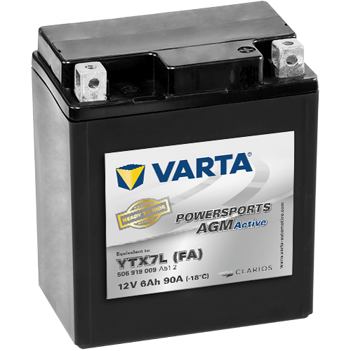 Moto akumulator Varta YTX7L-4 12V-6Ah 