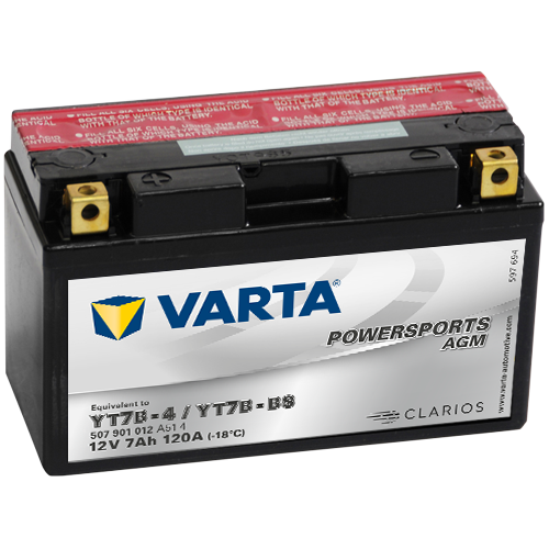 Moto akumulator Varta YT7B-BS 12V-7Ah