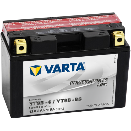 Moto akumulator Varta YT9B-BS 12V-8Ah