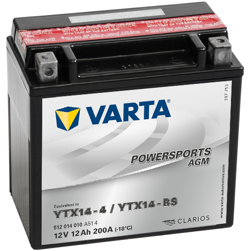 Moto akumulator Varta YTX14-BS 12V-12Ah