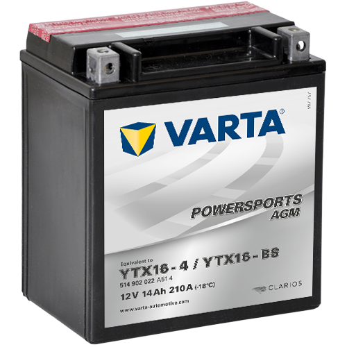 Moto akumulator Varta YTX16-BS 12V-14Ah