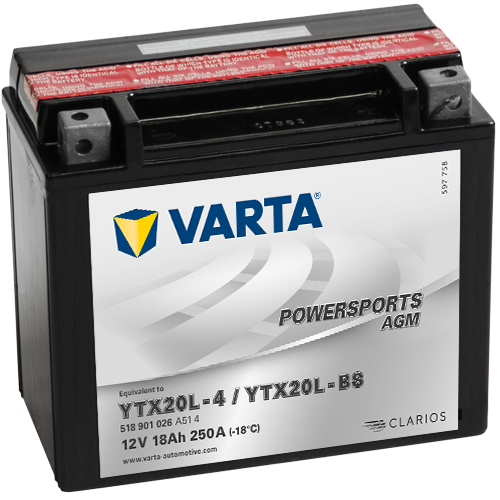 Moto akumulator Varta YTX20L-BS 12V-18Ah