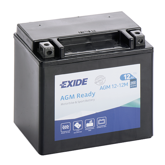 Moto akumulator Exide  AGM12-12M 12V-12Ah  