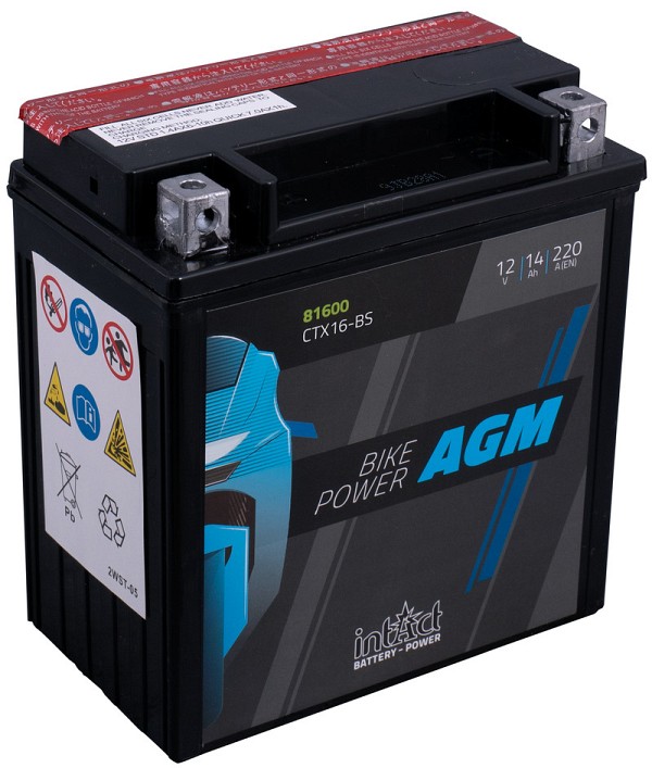 Akumulator Intact AGM YTX16-BS (CTX16-BS) 12V-14Ah